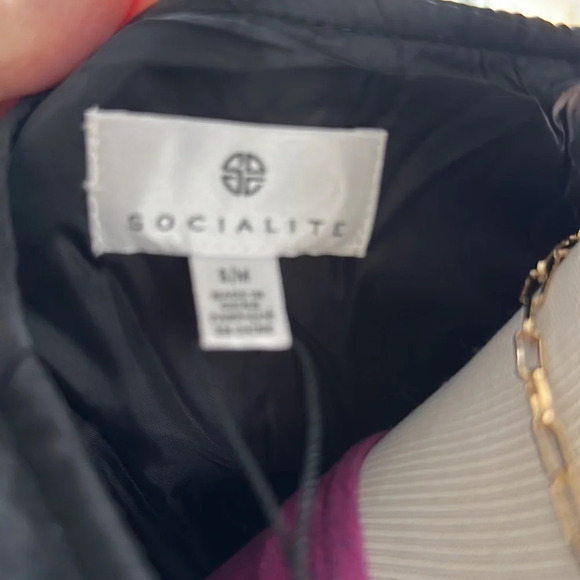 NWT Socialite Quilted Vest, Black, S/M - Picture 10 of 10